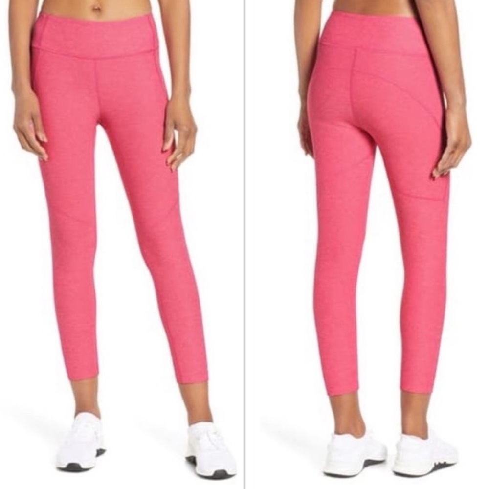 Outdoor Voices Cropped Leggings - Size L Pink